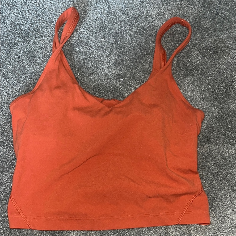 lululemon athletica Orange Women's Top